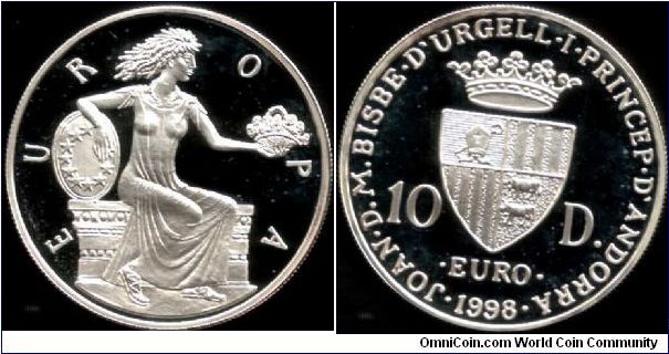 `Europa' silver 10 diners