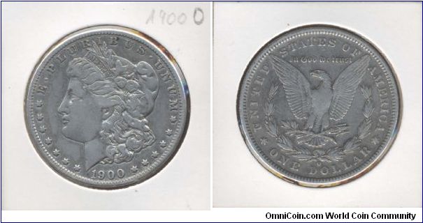 Morgan Dollar 1900 Mintmark O (New Orleans)