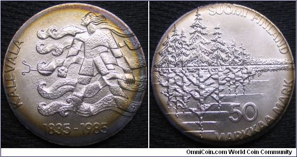 Toned 50 markkaa Kalevala Commemorative