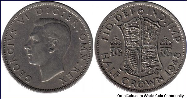 1948 Half Crown