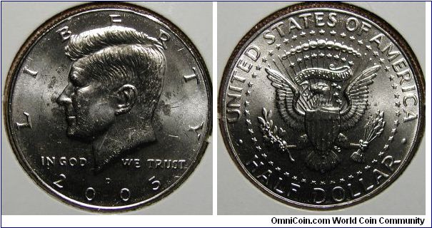 2005-D Kennedy Half Dollar Circulation Strike