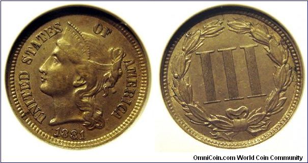 AU-50 by Anacs, I think it could get a 55, it has full lines on III, but I like Anacs grading criteria anyway.