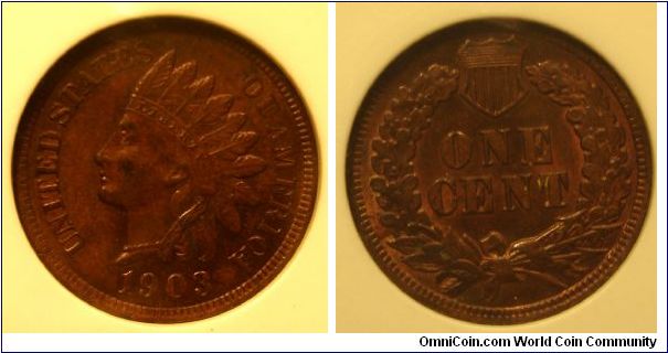 Indian MS-63 BRN: Anacs. My second MS copper, still not my last! :)