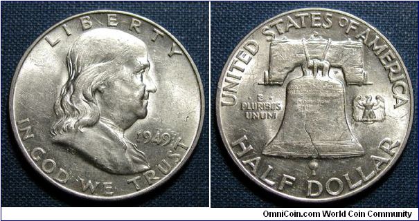 1949-D Franklin Half Dollar