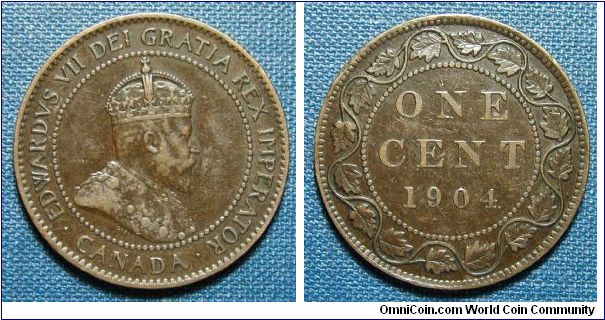 1904 Canada Large Cent