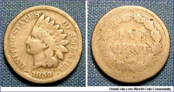 1859 Indian Head Cent