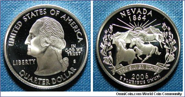 2006-S Nevada State Quarter Silver Proof
