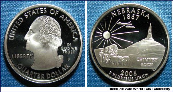 2006-S Nebraska State Quarter Silver Proof