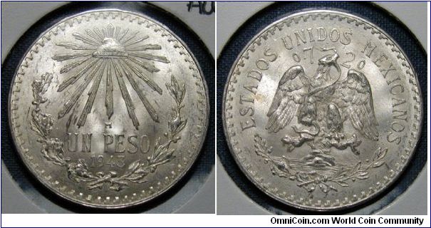 1943 Mexico Peso