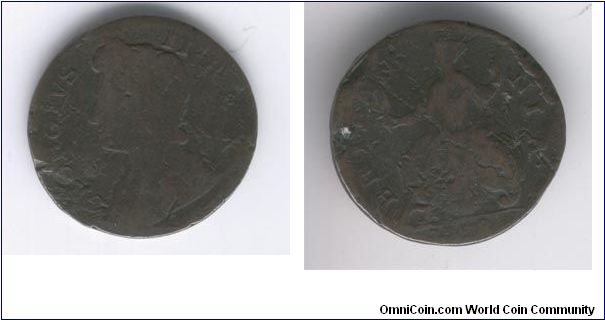 colonial era coin, not sure if it's British or Mochin Mills.