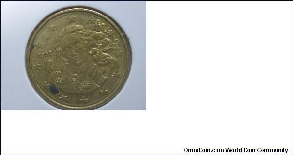 10 cents italy double border both side, euro variety