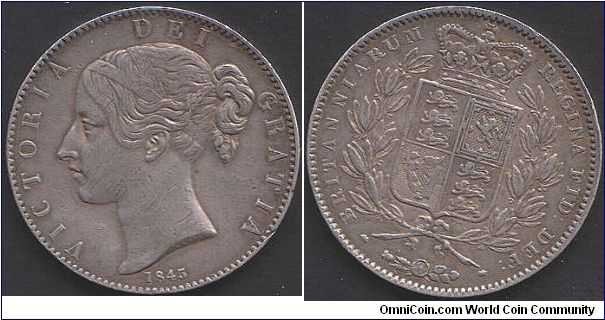 Nice young head Queen Victoria crown