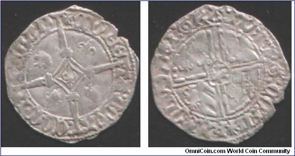 Gros of Charles I (`The Bold'), Duke of Burgundy and Count of Flanders. This coin was issued for Flanders.