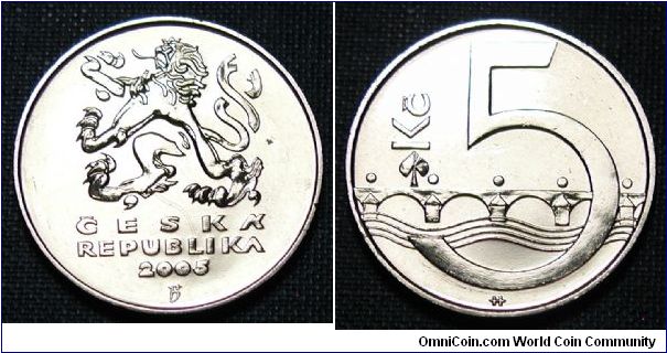 2005 Czech Republic 5 Korun