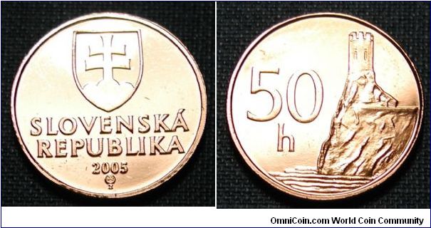 2005 Slovakia 50 Haleru