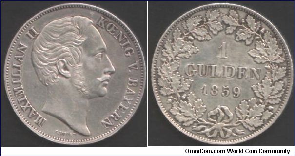 Bavaria Gulden of Maximillian I.