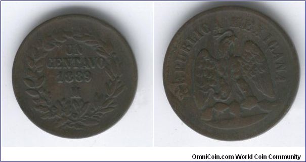 Un Centavo from Mexico.