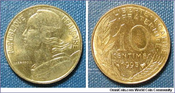1995 France 10 Centimes