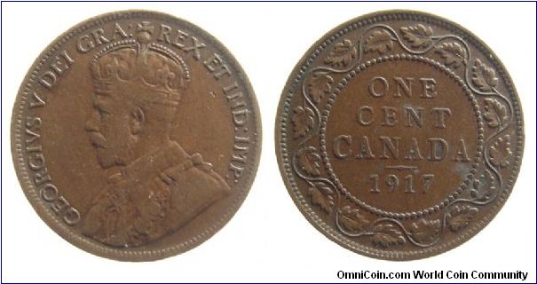 1917 Canadian Cent