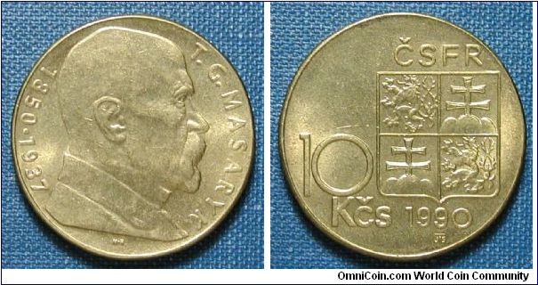 1990 Czech Republic 10 Korun