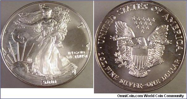 2000 Silver eagle
Bulk silver