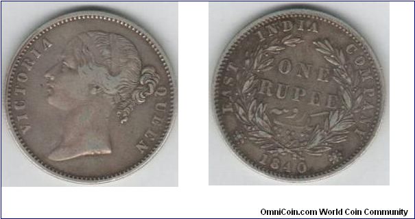 Victoria
1 Rupee