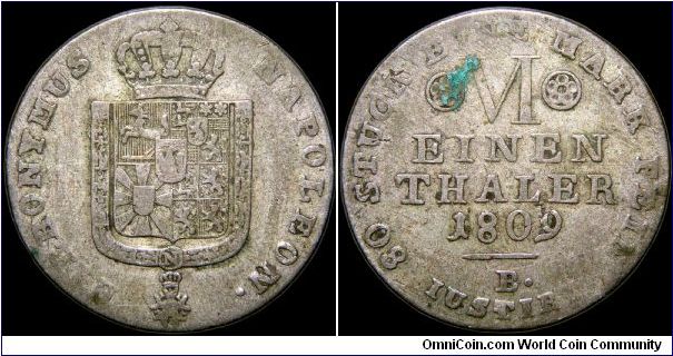 1/6 Thaler, Westphalia.                                                                                                                                                                                                                                                                                                                                                                                                                                                                                             