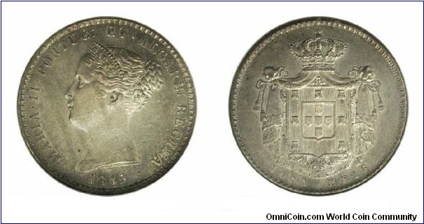 10 000 Reis 1845,XF