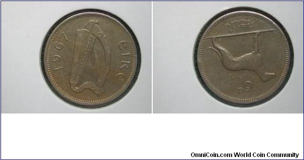 1967 sixpence ireland