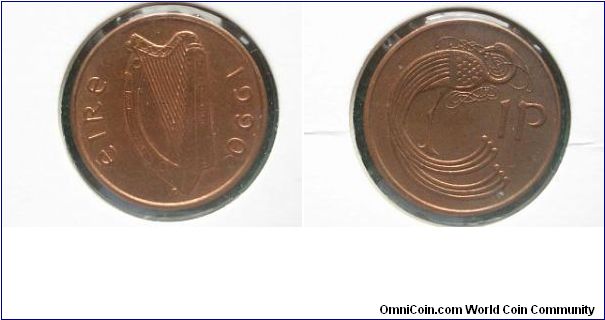 1990 penny ireland