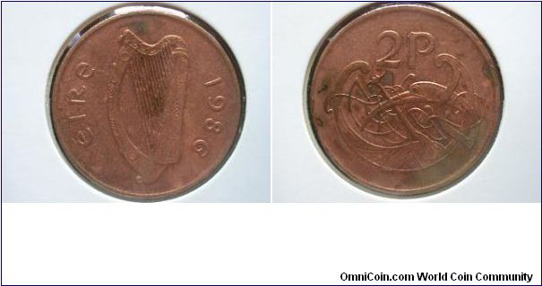 1986 two pence ireland