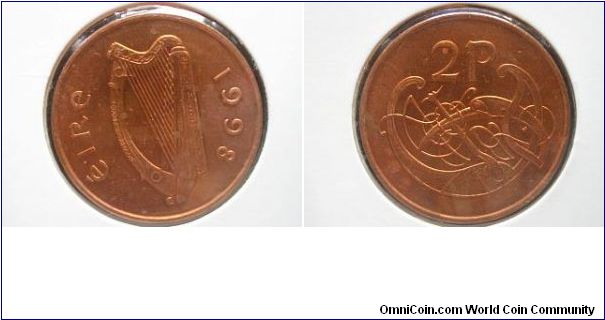 1998 two pence ireland