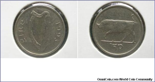 1993 5 pence ireland