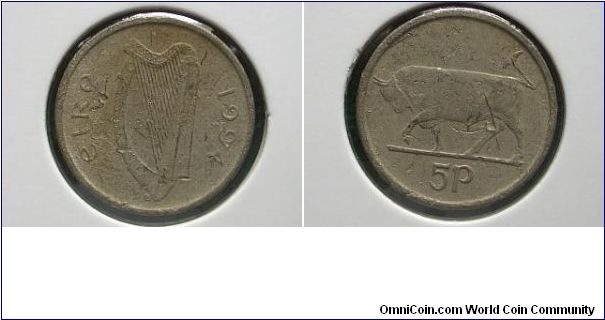 1994 5 pence ireland