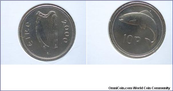 2000 10 pence ireland