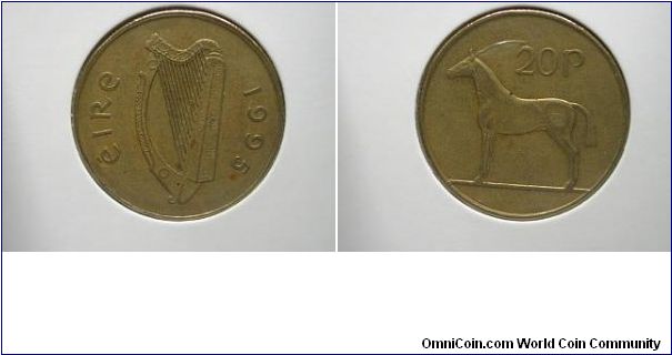 1995 20 pence ireland