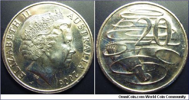 Australia 2006 20 cents.