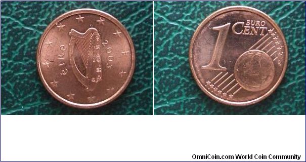 2003 one cent ireland