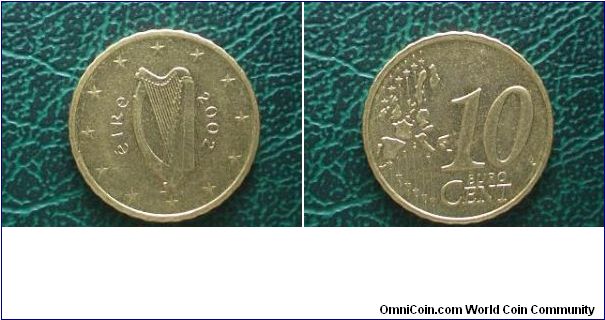2002 10 cents ireland