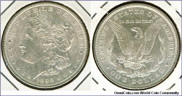 USA 1 dollar 1896(P)