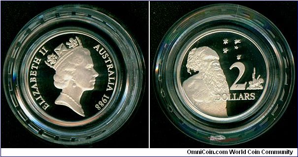 Australia 2 dollars 1988 - Silver proof issue