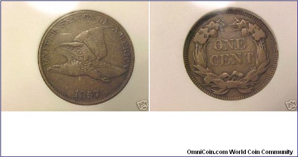 1857 FE Cent