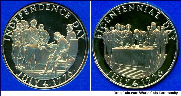 US Bicentennial - Silver proof medallion, Franklin Mint
