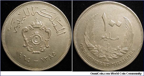 100 Milliemes
Cu-Ni
AH 1385