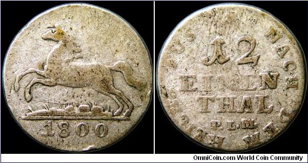 1/12 Thaler, Brunswick-Luneburg.                                                                                                                                                                                                                                                                                                                                                                                                                                                                                    
