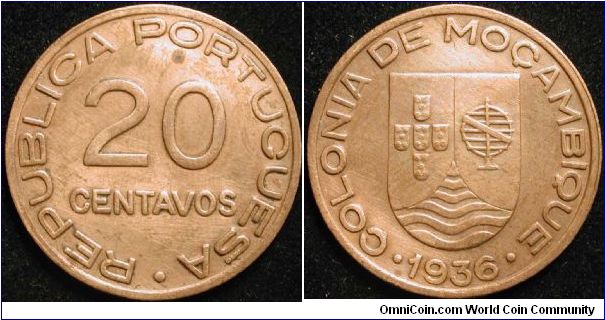 20 Centavos
Bronze