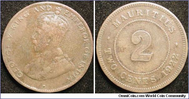 2 Cents
Bronze
George V