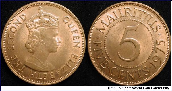5 Cents
Bronze
Elizabeth II