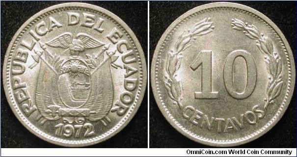 10 Centavos
Nickel clad steel
Variety #2