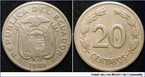 20 Centavos
Cu-Ni